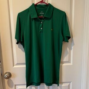 Masters Tech Classic Green Tournament Ladies Golf Shirt Size L